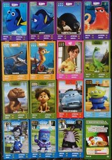 LOTTO 15 CARTE COLLEZIONE DISNEY PIXAR