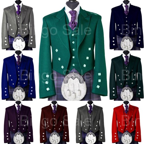 Giacca gilet uomo scozzese - e,