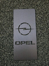 TUNING PEDANA POGGIAPIEDE ACCIAIO OPEL CORSA KARL OPC STAMPA UV EFFETTO CARBONIO