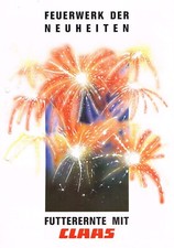 Raccolta mangime Claas, orig. depliant 1989