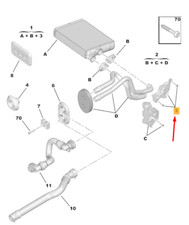 Cinghia tubo radiatore