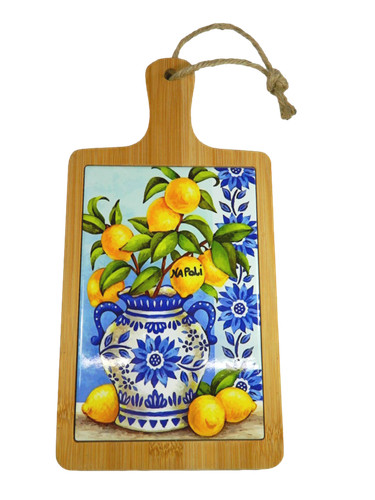 Tagliere cucina con - da, limoni