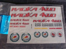 Adesivi stikers RC Racing Car Magika 4 wd off road Buggy Mantua model vintage