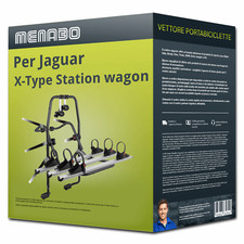 Menabo Stand Up 3 portabici per Jaguar X-Type Station wagon I CF1 per 3 bici Top