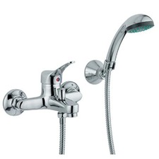 Miscelatore Vasca Cromato Bagno Vasca Doccia Rubinetteria Serie Sei