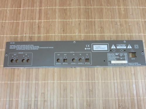 Denon cdr 1000 high end - high-end, cd