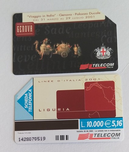 Scheda telefonica usata - ,