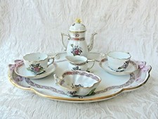 Servizio da caffè Tet a Tet Herend Apponyi Fleurs AF c 1960