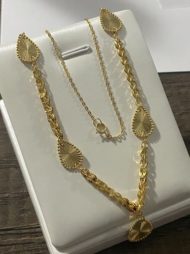 Collana centrale vero oro - collana,