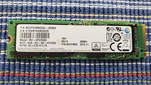 Samsung 256gb ssd - samsung, sm951