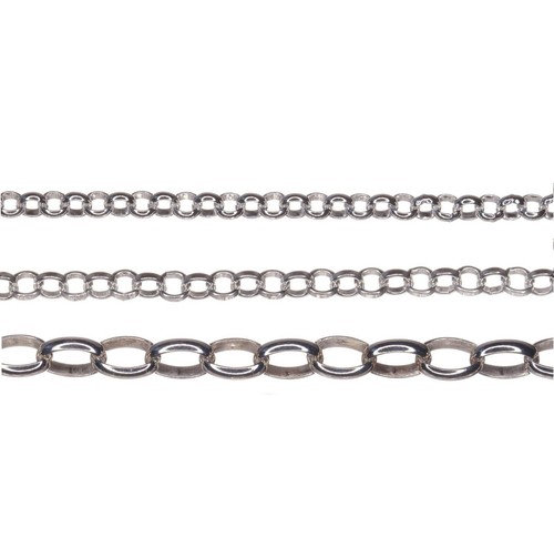 Collana argento catena rolo - collana, in
