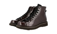 PRADA Leather Combat Boots