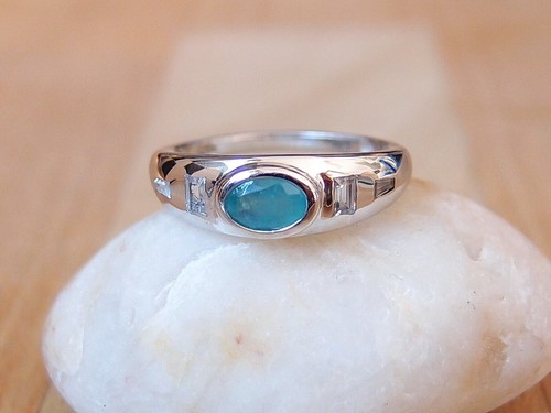 Anello solitario grandidierite - anello,