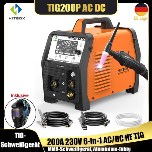 Saldatrice 6in1 tig 200a - ac/dc,