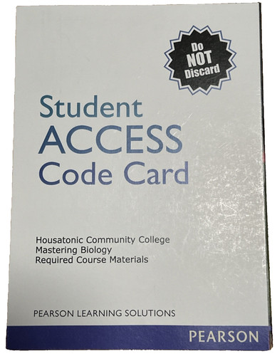Access code mastering - mastering, biology
