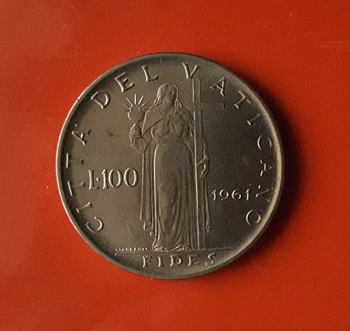 100 lire 1961 vaticano rn062 - 100,