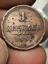 1 kreuzer 1851 - Vienna -