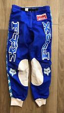 1986 RARE FOX USA Racing pants vintage retro mx cross motocross bmx pantaloni JT