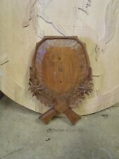 Quadro x trofeo in cirmolo da caccia Cervo Cinghiale Capriolo Corna  lotto stock