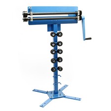 TTMacchina bordatrice con piede di supporto e rulli profilati Calandra manuale