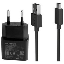 SONY CARICABATTERIE ORIGINALE UCH12 TYPE C NERO BULK PER XPERIA 10 II 1 II L4