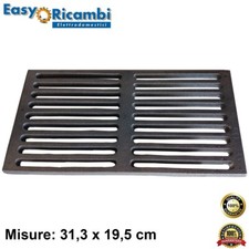 Griglia ghisa camino stufa a legna 31,3 x 19,5 cm per caduta cenere aereazione