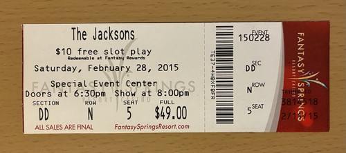 2015 the jacksons fantasy - the,