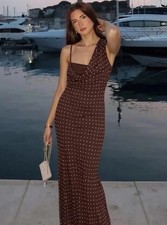 ZARA NUOVO ABITO LUNGO MARRONE