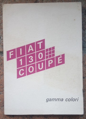 Fiat 130 coupè tabella - 130,