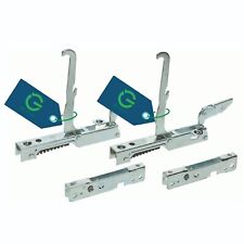 COPPIA CERNIERE DESTRA + SINISTRA E PORTARULLI PER PORTA FORNO SMEG 691330361