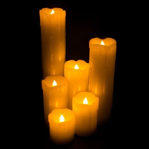 Candele colonna led - a,