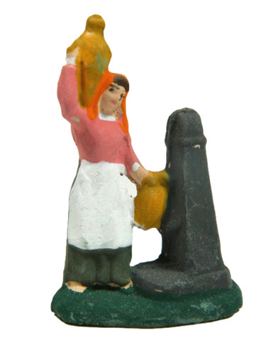 Donna alla fontana - donna,