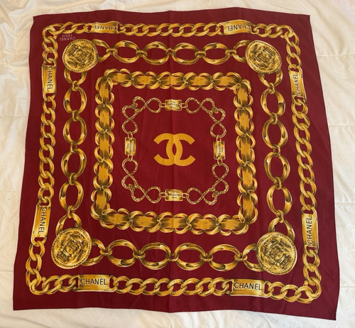 Sciarpa vintage chanel seta - vintage,