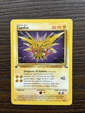 Zapdos 30/62 Fossil Rara Prima Edizione