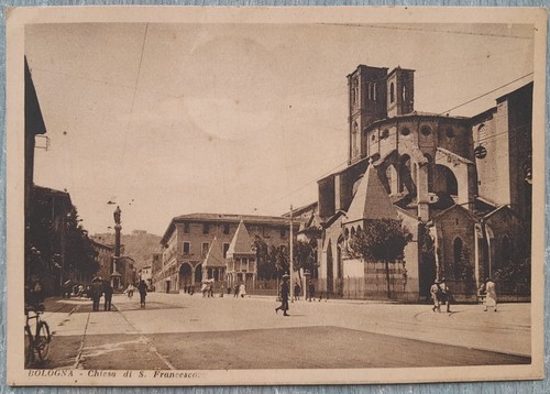 Cartolina bologna chiesa san - bologna,