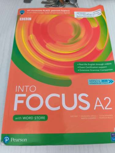 Into focus with word - into,