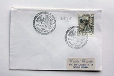 CARTOLINA COMMEMORATIVA 1° MOSTRA MERCATO CARAVAN-CAMPEGGIO 1977 (F5915)