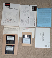 Canon BJC-4000 manuale utente e dischetto solo materiale di installazione - no stampante