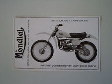 advertising Pubblicità 1978 MOTO MONDIAL 48 50 CROSS COMPETIZIONE
