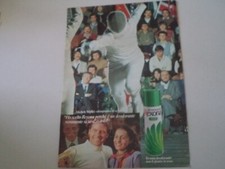 advertising Pubblicità 1980 DEODORANTE REXONA e MICHELE MAFFEI CAMPIONE SCIABOLA