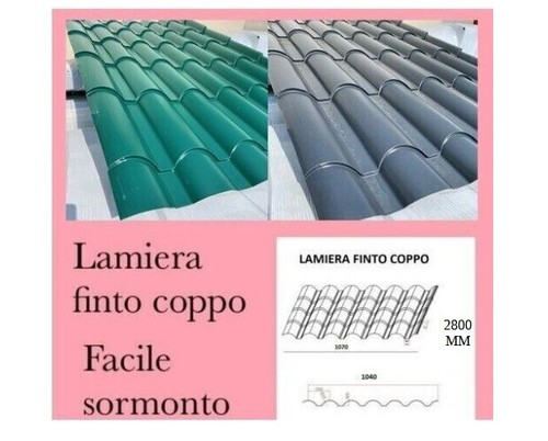 Lamiera ondulata finto coppo - finto,
