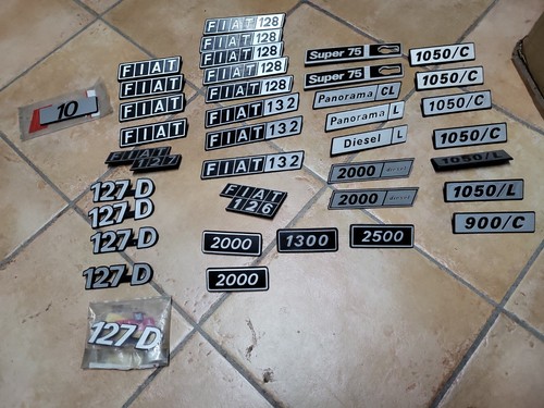 Scritta fiat 128 - 128, 132