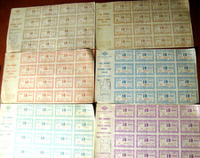 CARTE BUONI CARBURANTE ACI -6 carte x 16 buoni cad -ACQUISTO SINGOLO (O LOTTO)