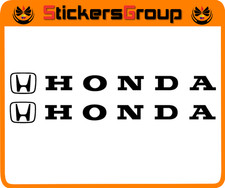 COPPIA ADESIVI SCRITTA HONDA