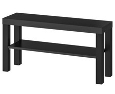 Panca Ikea nera 90 x 45 x 26