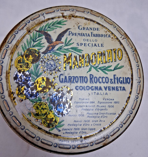 Scatola vintage latta - in,
