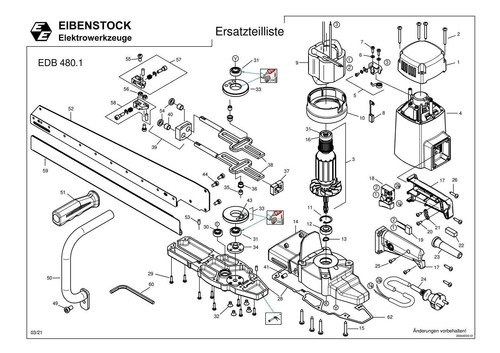 Eibenstock ricambi per sega - , a