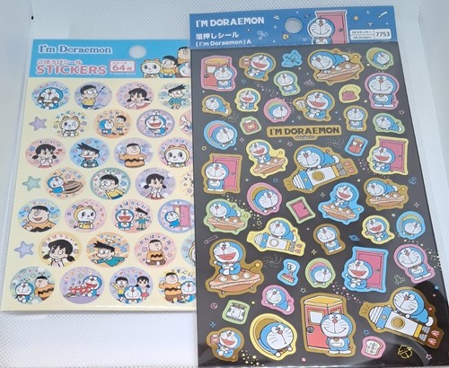 Lotto adesivi doraemon - lotto,