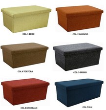 Scatola Contenitore Pouf