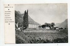 PIURO - IL PALAZZO VERTEMATE visto da Nord/Ovest del Gran Vigneto - Primi '900